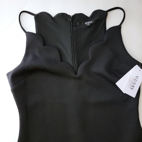 Guess Salina Scuba Dress Size Medium Black - Picture 14 of 16
